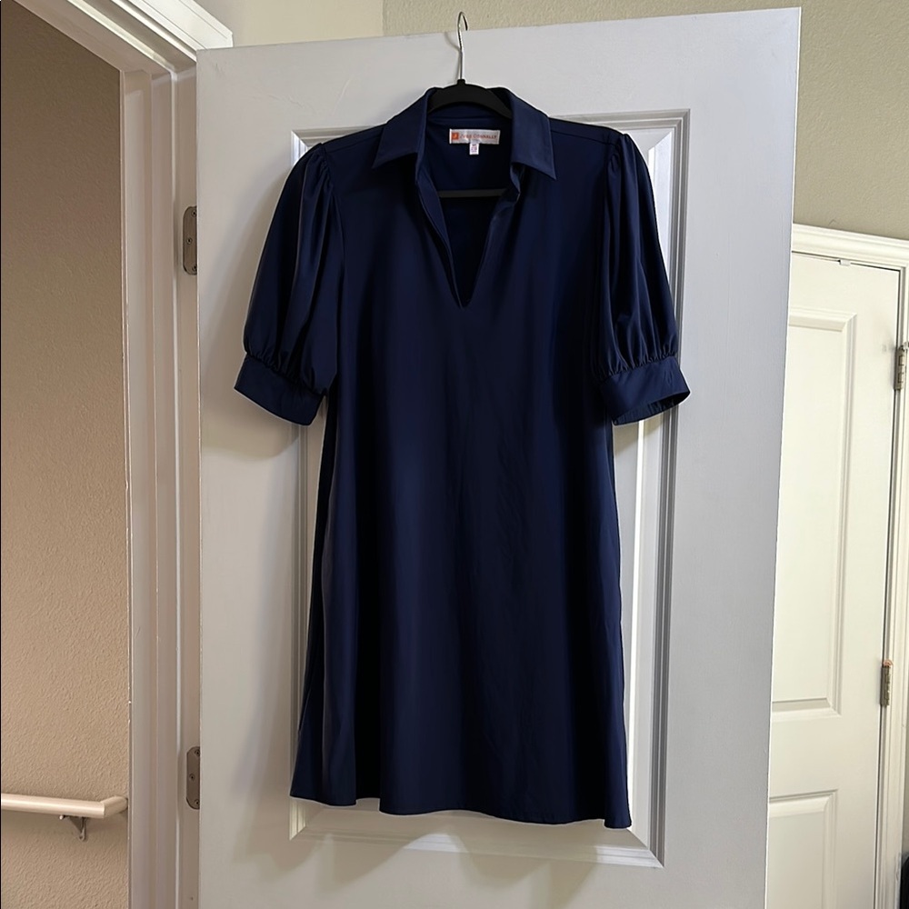 Jude Connally Emerson Shift Dress Navy